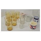 Misc glasses & mugs: