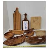 Wood snack bowls & cutting boards