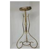 35" tall brass look plant stand