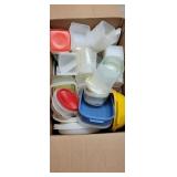 Plastic containers.Tupperware