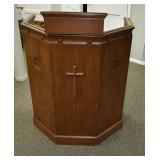 Pulpit  /  wooden podium
