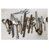 Mismatched Silver Plate Flatware