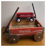 Coca Cola Flat Made Into a Wagon