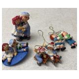 Hallmark Keepsake Raggedy Ann & Andy Ornaments