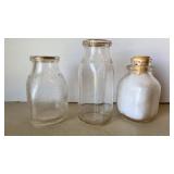 Antique Half-Pint MBS Milk Bottles