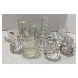 Vtg Hexagonal & Oval Salt Cellars