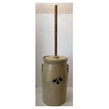 Antique Stoneware Butter Churn