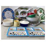Holiday & Other Plastic Serving Pieces
