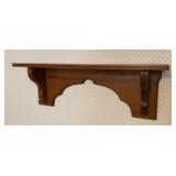 Cherry Wall Mount Shelf 33.5x12x7