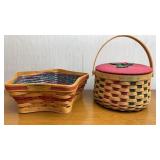 Longaberger 2001 & 2003 Christmas Baskets