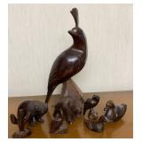 Mahogany Wood Critters