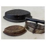 Antique Asbestos Sad Irons