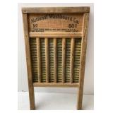 Antique Brass King No. 801 Washboard