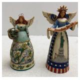 Jim Shore Heartwood Creek May & Freedom Angels