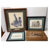 Bill Granstaff Numbered Signed Framed Prints