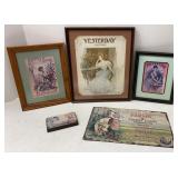 Framed Vtg Themed Advertisements