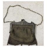Vtg German Silver Purse