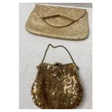 Mid century Modern Clutch & Change Purse