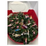 Wreath Loaded With Hallmark Barbie Ornaments
