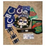 Colts Bar Mat, Plate, Garden Flags & Snowman