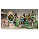 Easter Village & Other Decor