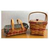 Longaberger 95 & 96 Christmas Baskets