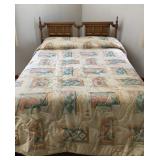 Queen Size Bed (firm mattress)