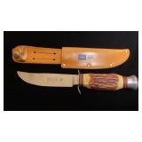Mundial INOX Antler Handle Hunting Knife