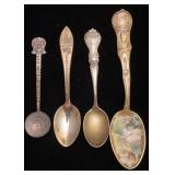 Sterling souvenir spoons