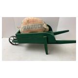 Decorative Wheel Barrow & Flour Bag Pig