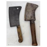 Vtg Wm Enders & A Cunningham Meat Clevers