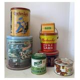 Vtg Tins
