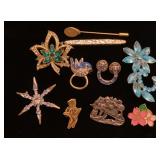 Rhinestone Brooches and pins