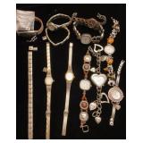 Watches with metal link bands