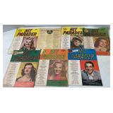 Vtg Hit Parader Magazines