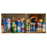 Cabinet of cleaning & Laundry supplies