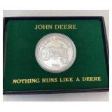 John Deere 1ozt .999 Silver Token