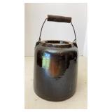 Antique Gallon Stoneware Crock with Handle