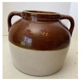 Large Antique Stoneware No. 6 Bean Crock