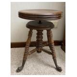 Antique Organ Stool