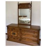 Solid Dresser & Mirror 66x20x31.5