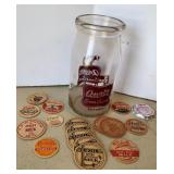 Antique Queensboro Sour Cream Bottle