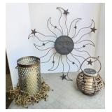 Wall decoration, candles (solar & battery)