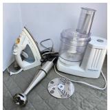 Food Processor, Iron, Drink Mixer