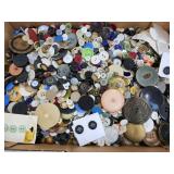 Buttons, vintage, some large