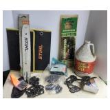 Chain Saw Accessories, bar, bar oil, chains