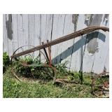 Garden Plow - antique, 24" diameter wheel