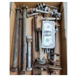 Large Bolts, washers, nuts