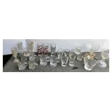 Shot glasses & other drinking glasses