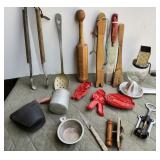 Kitchen, cooking utensils, cookie cutters